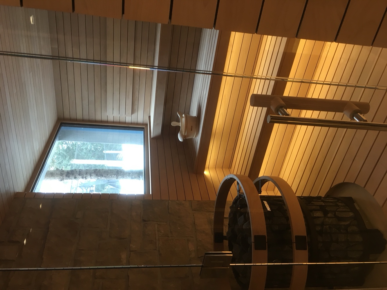 Bathroom sauna suite