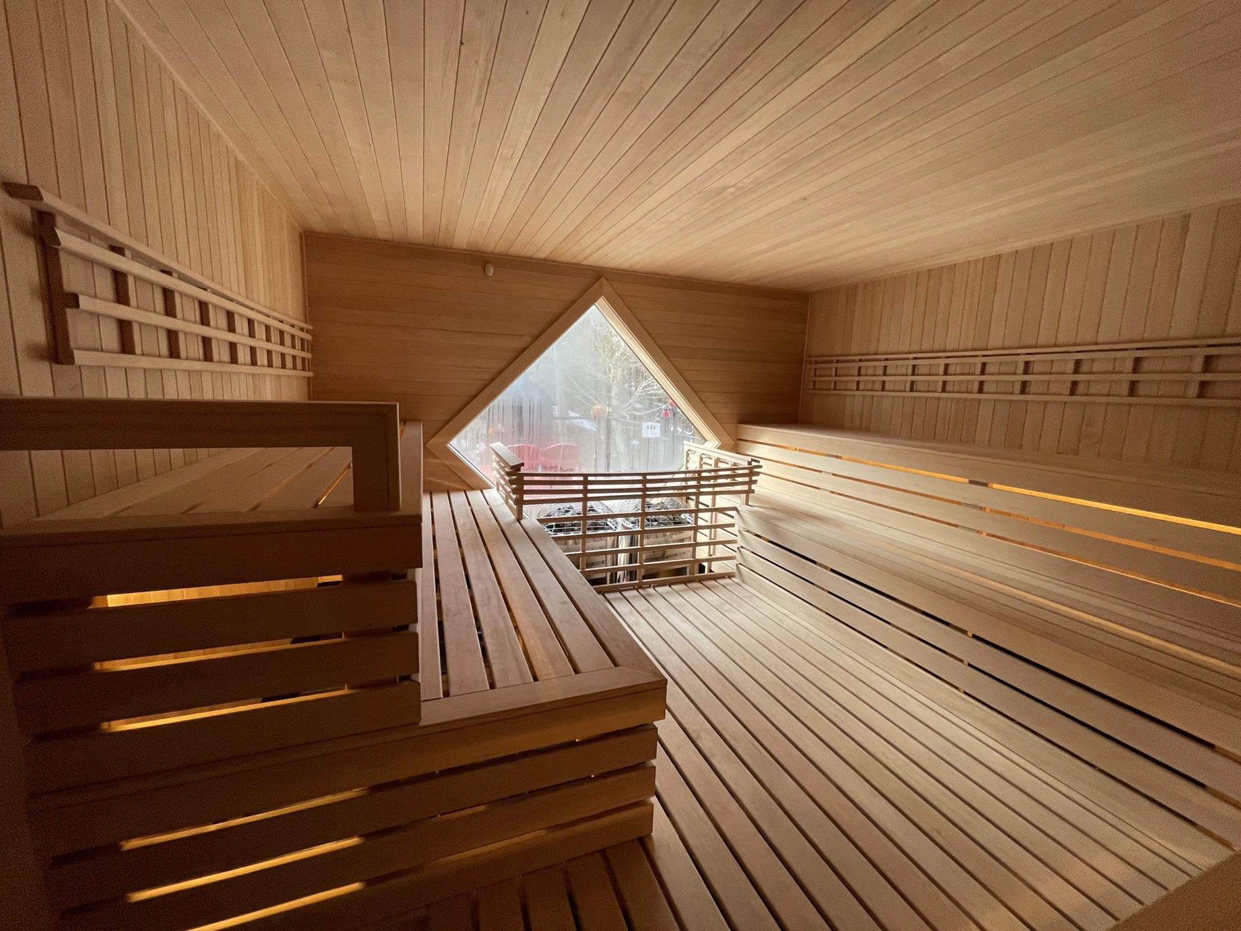 Custom sauna interior